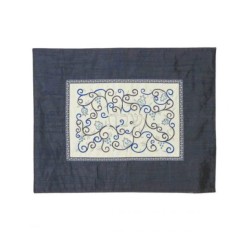 Yair Emanuel Embroidered Challah Cover Swirling Po... | Challah Covers