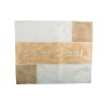 Faux Leather Challah Cover Decorative Off White an... | Challah Covers