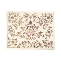 Yair Emanuel Embroidered Challah Cover Pomegranate... | Challah Covers