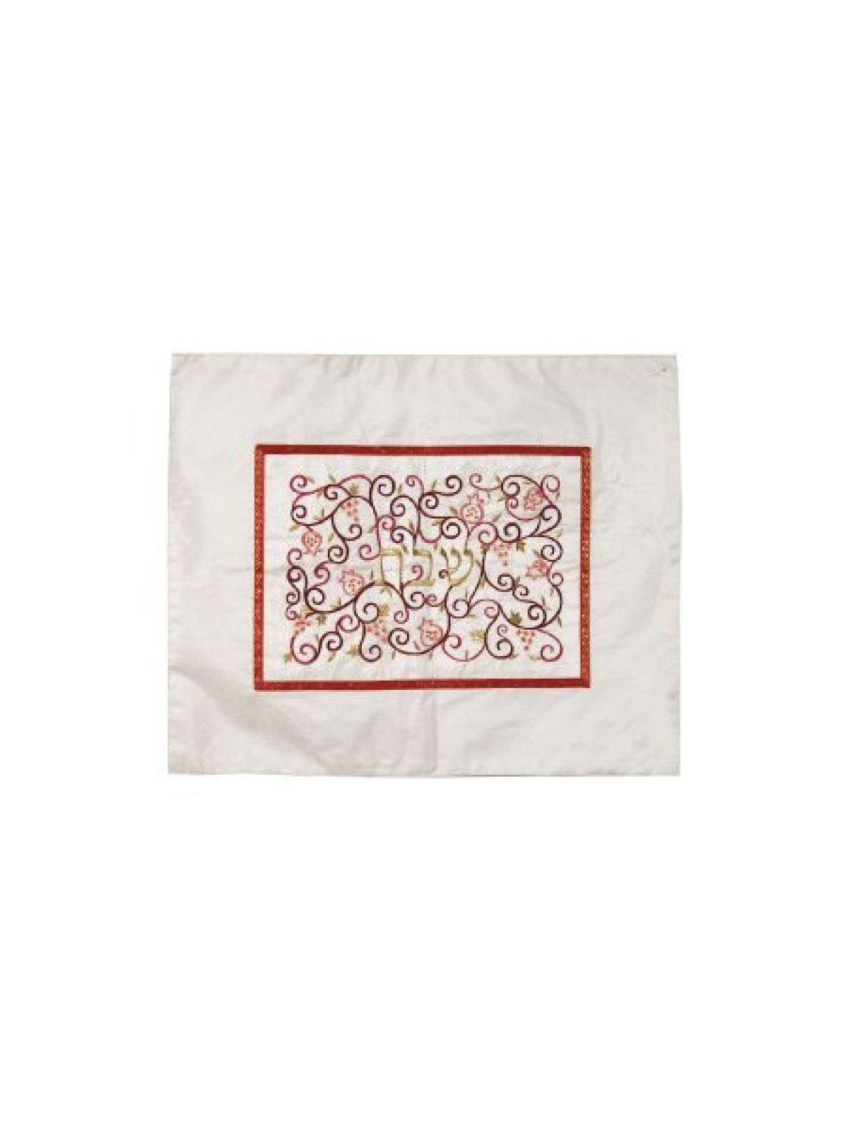 Yair Emanuel Embroidered Challah Cover Swirling Po... | Challah Covers