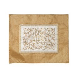 Yair Emanuel Embroidered Challah Cover Swirling Po... | Challah Covers