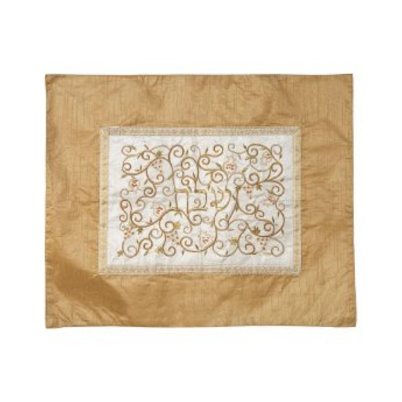 Yair Emanuel Embroidered Challah Cover Swirling Po... | Challah Covers