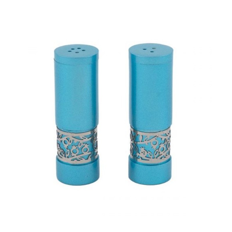 Yair Emanuel Aluminum Salt and Pepper Set w... | Salt & Pepper Shakers