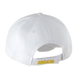 Jerusalem Baseball Cap with Menorah Emblem | Israeli Caps