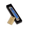 Iris Design Handcrafted Pewter and Enamel Be... | Modern Mezuzah Cases