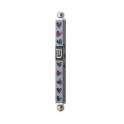 Dorit Judaica Square Tube Mezuzah Case with ... | Modern Mezuzah Cases