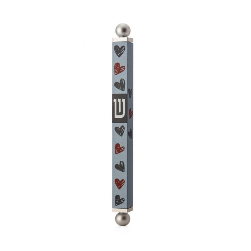 Dorit Judaica Square Tube Mezuzah Case with ... | Modern Mezuzah Cases