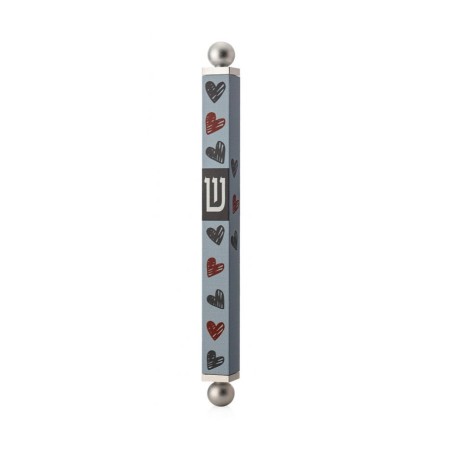 Dorit Judaica Square Tube Mezuzah Case with ... | Modern Mezuzah Cases