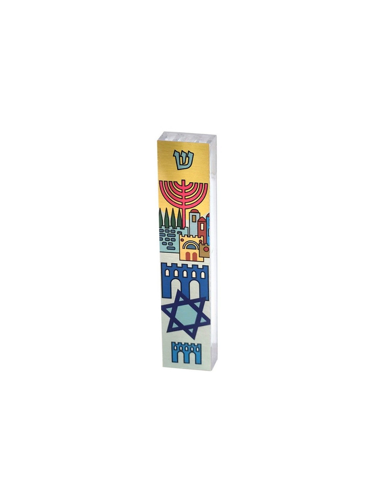 Dorit Judaica Acrylic Mezuzah Case Israel Th... | Modern Mezuzah Cases