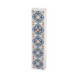 Dorit Judaica Acrylic Mezuzah Case Blue Fleu... | Modern Mezuzah Cases