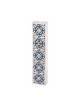 Dorit Judaica Acrylic Mezuzah Case Blue Fleu... | Modern Mezuzah Cases