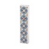 Dorit Judaica Acrylic Mezuzah Case Blue Fleu... | Modern Mezuzah Cases
