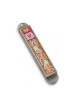 Iris Design Handcrafted Pewter Enamel Beaded... | Modern Mezuzah Cases