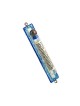 Itay Mager Blue Fused Glass Mezuzah Case Scroll Dec... | Glass Mezuzah