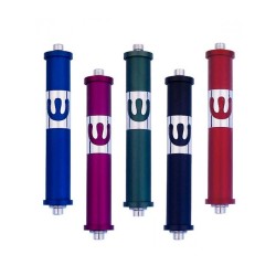 Agayof Cylinder Mezuzah Case with Curving Sh... | Modern Mezuzah Cases