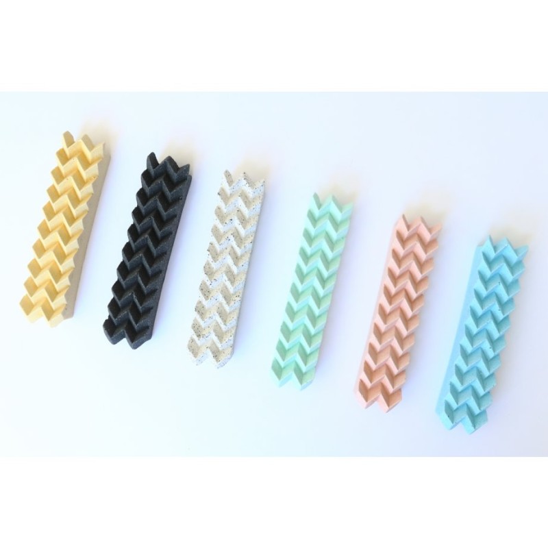 Graciela Noemi Handcrafted Origami Zig Zag M... | Modern Mezuzah Cases