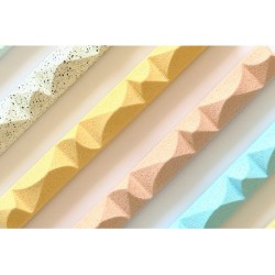 Graciela Noemi Handcrafted Origami Waves Mez... | Modern Mezuzah Cases