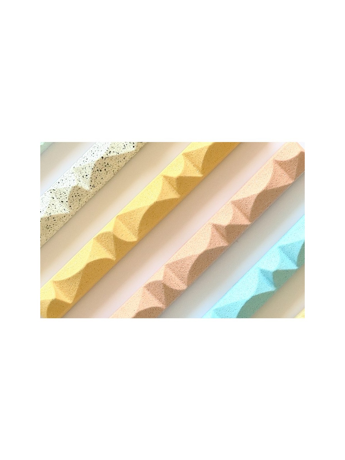 Graciela Noemi Handcrafted Origami Waves Mez... | Modern Mezuzah Cases