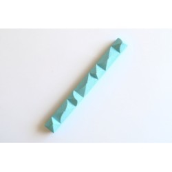 Graciela Noemi Handcrafted Origami Waves Mez... | Modern Mezuzah Cases