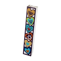 Dorit Judaica Acrylic Mezuzah Case with Colo... | Modern Mezuzah Cases