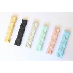 Graciela Noemi Handcrafted Origami Wrinkled ... | Modern Mezuzah Cases