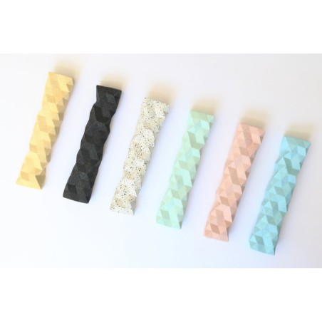 Graciela Noemi Handcrafted Origami Wrinkled ... | Modern Mezuzah Cases