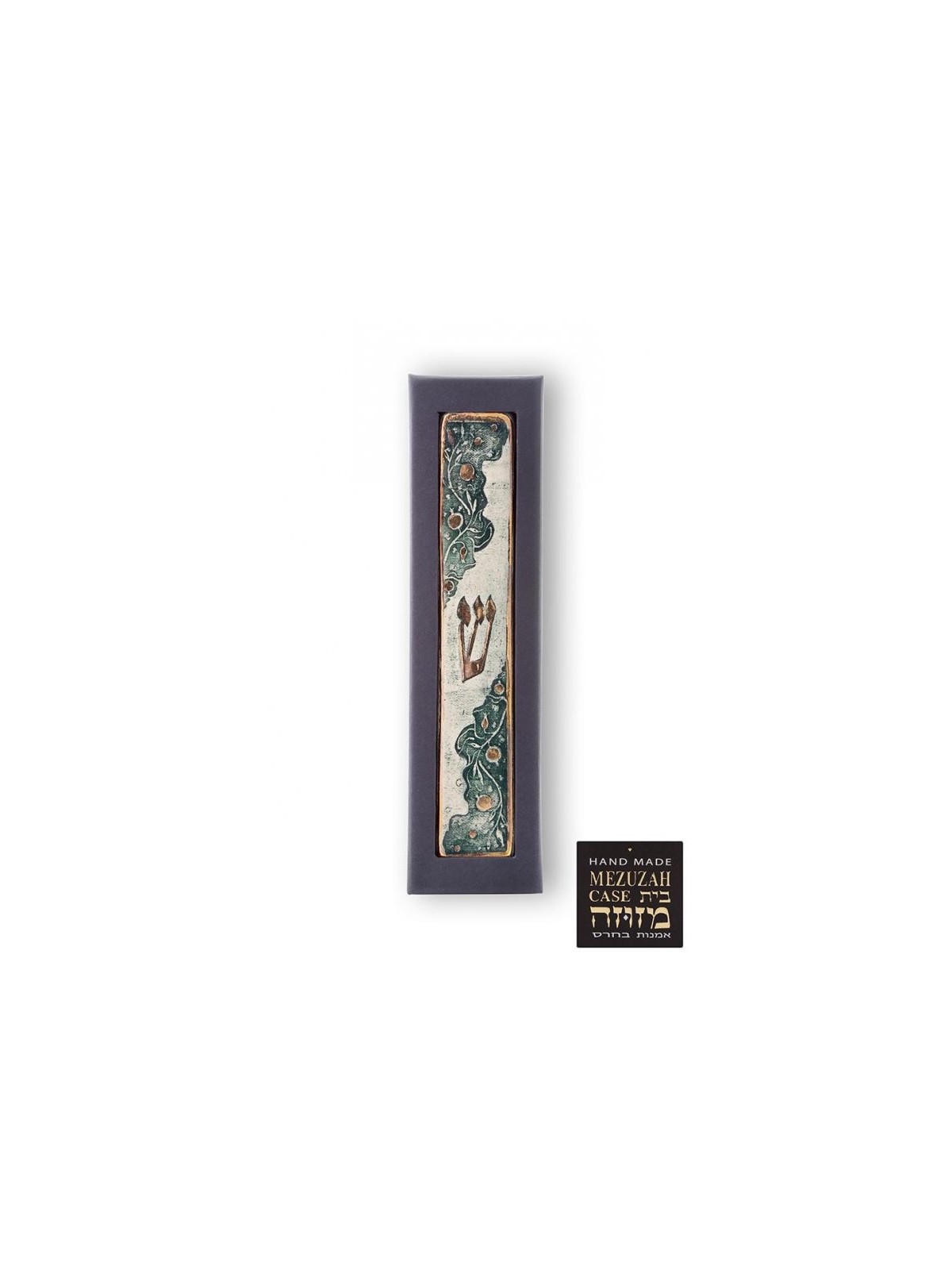 Art in Clay Handmade Ceramic Mezuzah Case Po... | Modern Mezuzah Cases
