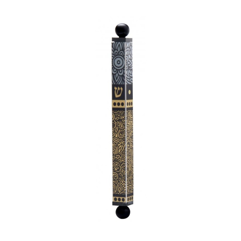 Dorit Judaica Square Tube Mezuzah Case with ... | Modern Mezuzah Cases
