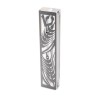 Dorit Judaica Laser Cut Steel Mezuzah Case W... | Modern Mezuzah Cases