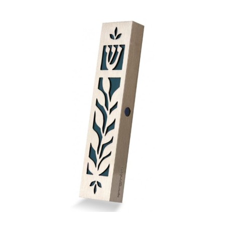 Dorit Judaica Mezuzah Case Stainless Steel C... | Modern Mezuzah Cases