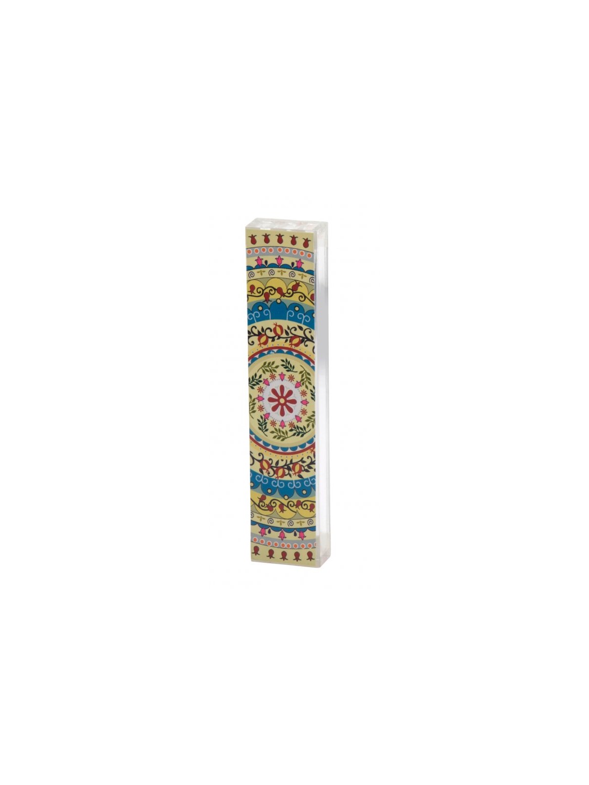Dorit Judaica Lucite Mezuzah Case Mandala an... | Modern Mezuzah Cases