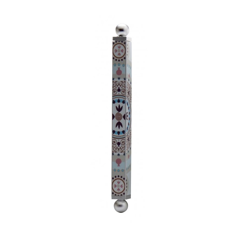 Dorit Judaica Aluminum Mezuzah Case Colorful... | Modern Mezuzah Cases