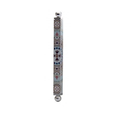 Dorit Judaica Aluminum Mezuzah Case Colorful... | Modern Mezuzah Cases