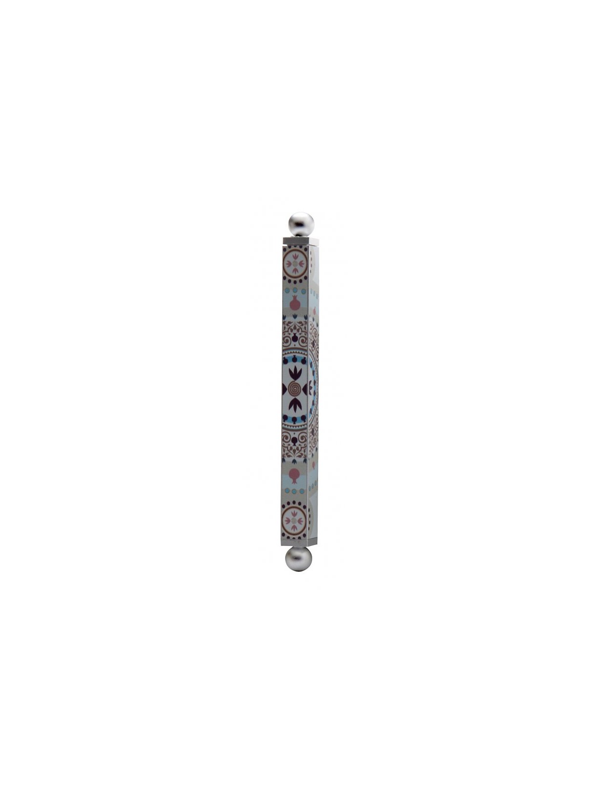 Dorit Judaica Aluminum Mezuzah Case Colorful... | Modern Mezuzah Cases