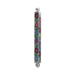 Dorit Judaica Aluminum Mezuzah Case Colorful... | Modern Mezuzah Cases