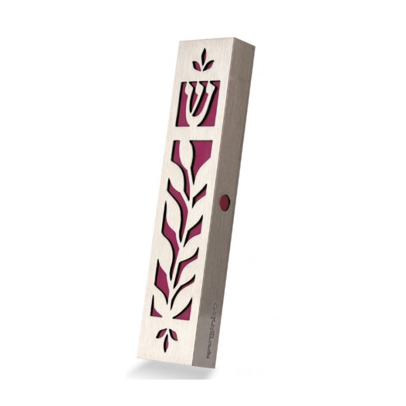 Dorit Judaica Mezuzah Case Stainless Steel C... | Modern Mezuzah Cases