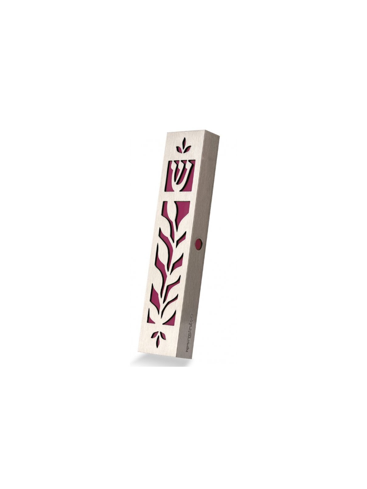 Dorit Judaica Mezuzah Case Stainless Steel C... | Modern Mezuzah Cases