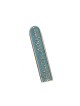 Shraga Landesman Turquoise Brass Mezuzah Cas... | Modern Mezuzah Cases
