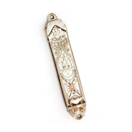 Silver Star of David Mezuzah Case Ester ... | Mezuzah by Esther Shahaf