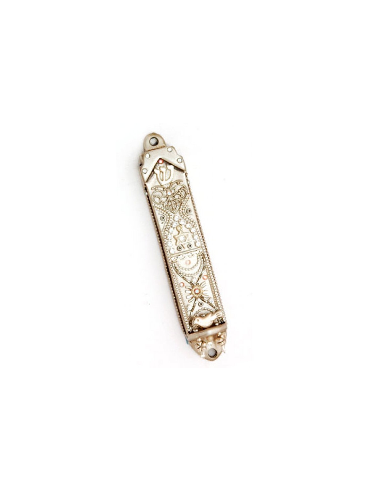 Silver Star of David Mezuzah Case Ester ... | Mezuzah by Esther Shahaf