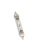 Wood Pewter Mezuzah White and Silver by ... | Mezuzah by Esther Shahaf