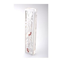 Dorit Judaica Laser Cut Steel Mezuzah Case P... | Modern Mezuzah Cases
