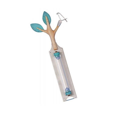 Shraga Landesman Étui Mezuzah Olivier et Colombe T... | Mezouza en verre