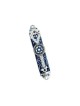 Blue Silver Star of David Mezuzah Case E... | Mezuzah by Esther Shahaf