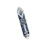 Blue Silver Star of David Mezuzah Case E... | Mezuzah by Esther Shahaf