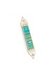 Dove Design Turquoise Mezuzah Ester Shahaf | Mezuzah by Esther Shahaf
