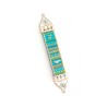 Dove Design Turquoise Mezuzah Ester Shahaf | Mezuzah by Esther Shahaf