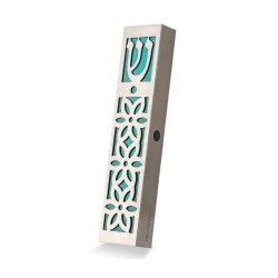 Dorit Judaica Mezuzah Case Stainless Steel C... | Modern Mezuzah Cases