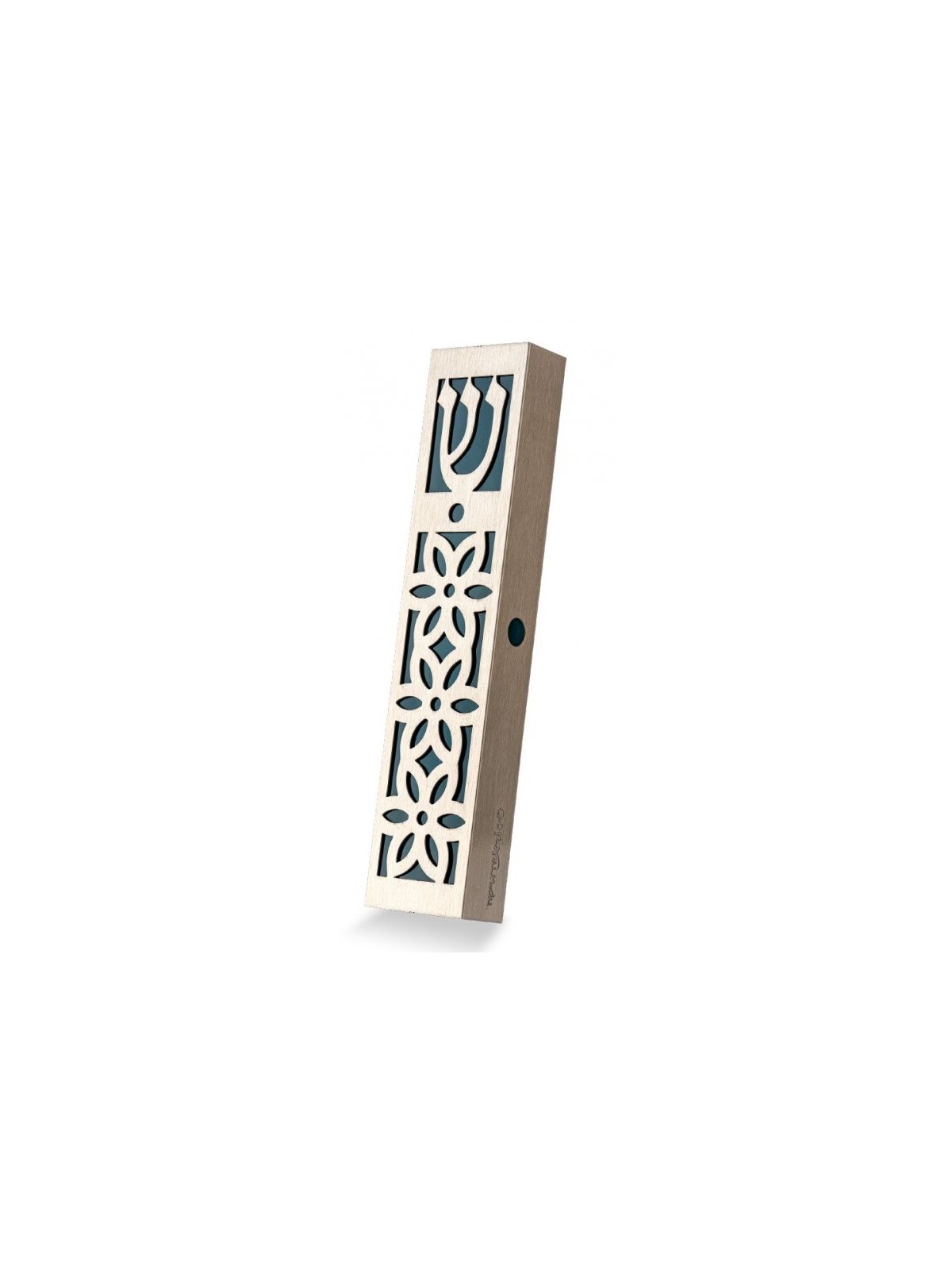 Dorit Judaica Mezuzah Case Stainless Steel C... | Modern Mezuzah Cases