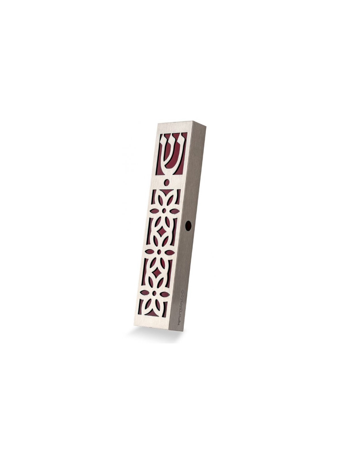 Dorit Judaica Mezuzah Case Stainless Steel C... | Modern Mezuzah Cases
